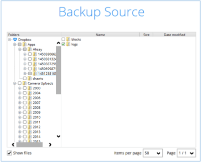 Backup Source
