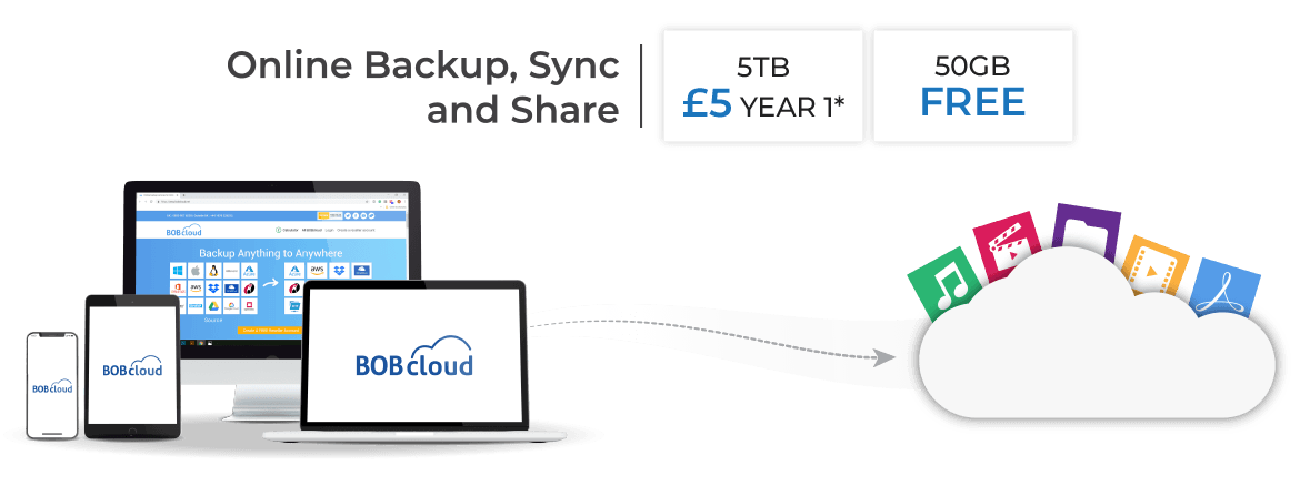 50GB FREE storage secure business file backup, sync and share