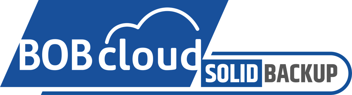 BOBcloud and SolidBackup logos